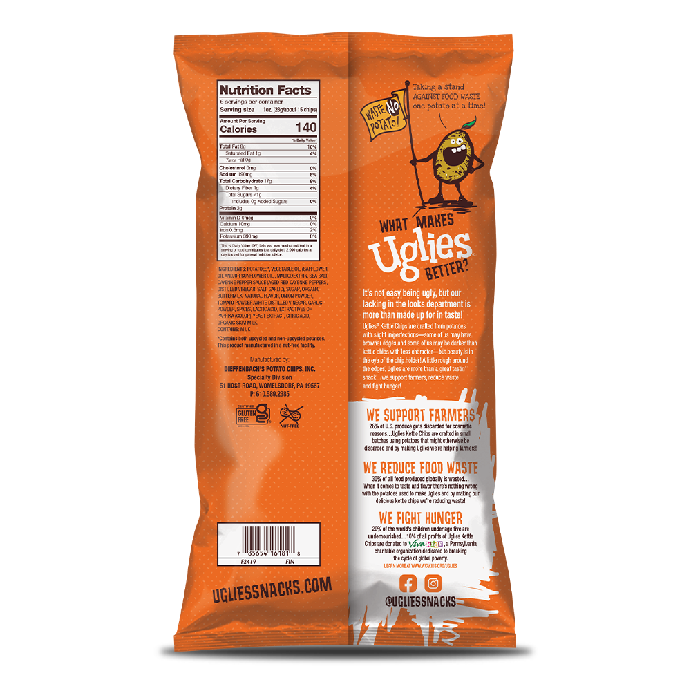 Uglies Buffalo Ranch Kettle Chips